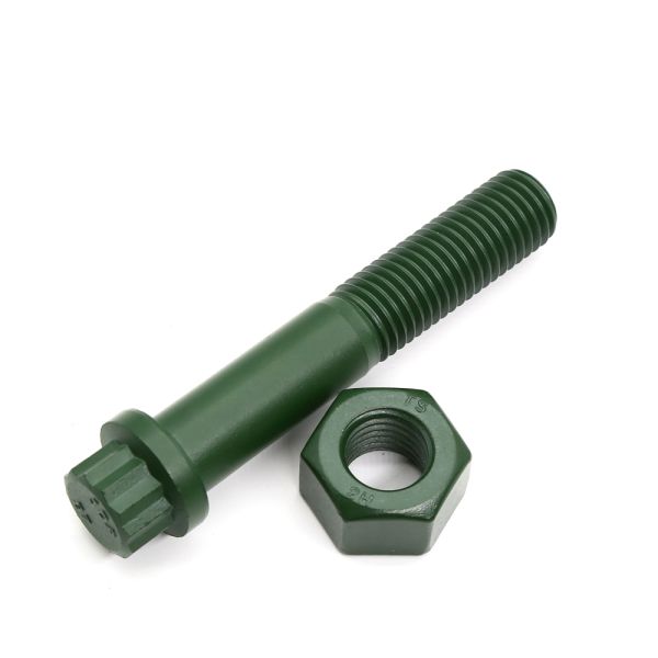 10.9 TFLON Hex Flange Bolts XYLAN Coated 12 Point M16 Flange Bolt