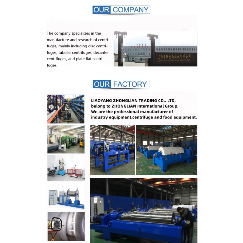 Continuous Horizontal Decanter Screw Sedimentation Liquid Solid Separation