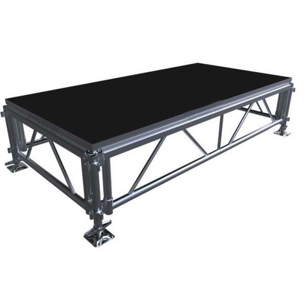 Telescopic 4x4 1.22x2.44m Portable Stage Risers For Event