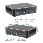 Intel Core i9 12900H Mini PC With Dual HDMI Dual LAN And DDR4 64G