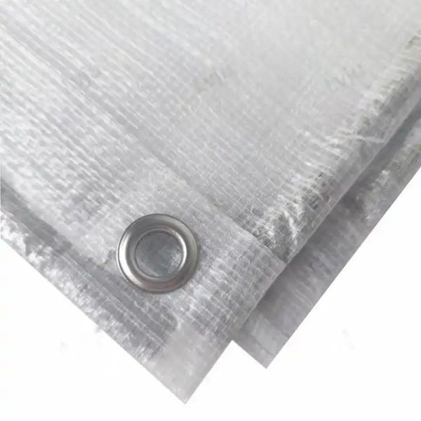 Wide Application PE Tarpaulin With Eyelets Cover Waterproof Poly Tarp Fabric