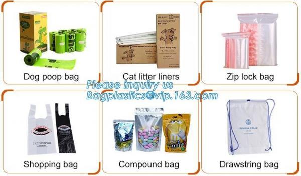Recycled plastic dog poop bag / biodegradable pet waste bag, biodegradable plastic dog poop pet waste bag, BAGEASE PAC