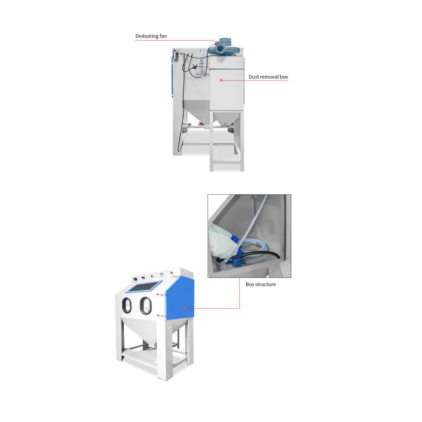 China Factory Dustless Sandblaster Sandblaster Machines Automatic Sand Return