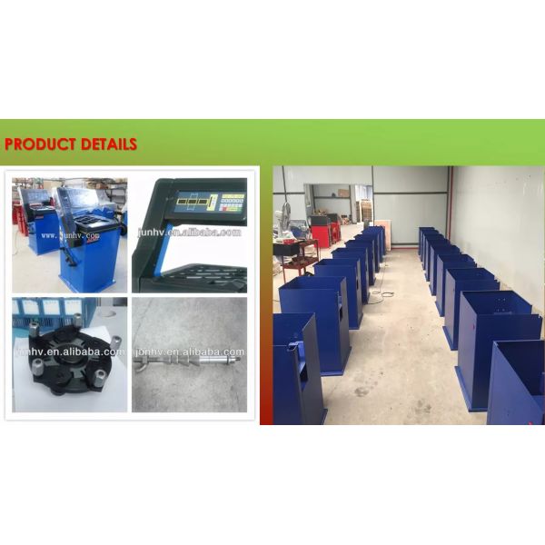 High Precision Wheel Balancing Machine , Tyre Balancing Machine Car Workshop