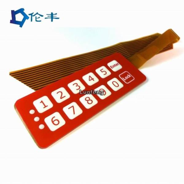 Buy FPC Membrane Keypad Connector Flexible Circuit Pantone Keypad Dome Switch at wholesale prices