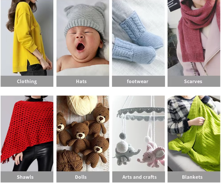 Soft Semi Dull Synthetic Fiber for Various Uses