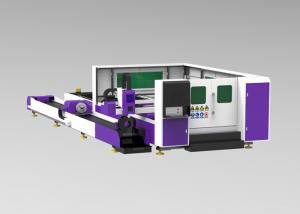 Quality 6000mm Metal Tube Laser Cutting Machine Automatic Focus High Precision for sale