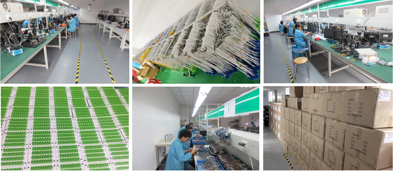 SC/APC Connector Fiber Optic PLC Splitter Patch Panel 1x32 Rack Mount Terminal Box