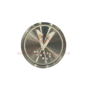 Cassette Structure Elevator Lop Button , Push Button Switch For 2 - 3mm Panel