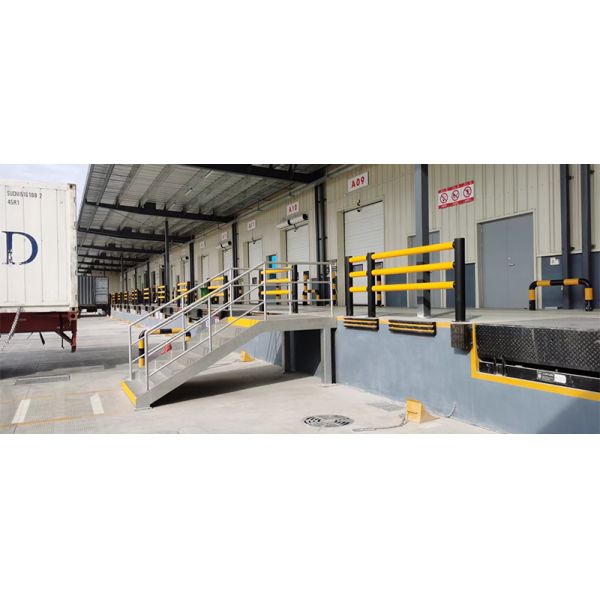 Warehouse platform Protector Anti-Collision Safety Barrier Guardrails Sliding Door