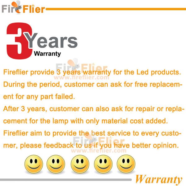 White Light Bulb 40watt with high brightness from Fireflier Lighting