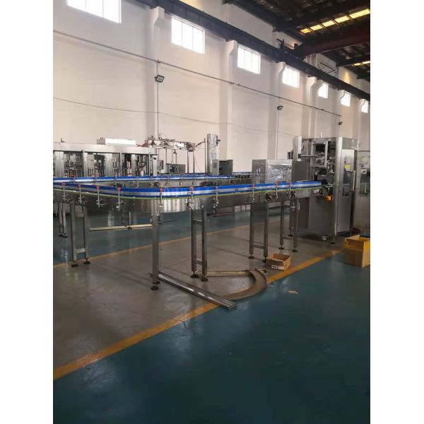 Customized Belt Conveyor for Water Production Line in Juice Processing Plant Designed