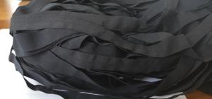 China Soft Earloop Flat Elastic Rope / Stretch Elastic Cord With Good Air Permeability on sale