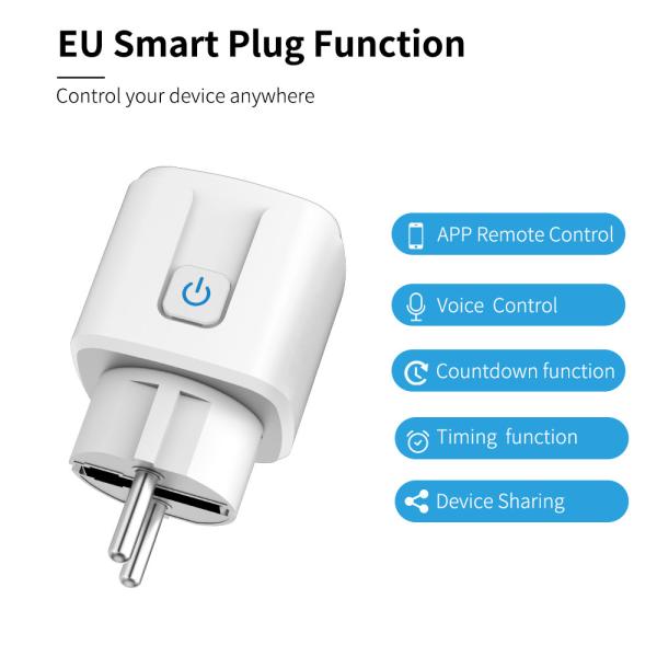 Buy Voice Control Smart Socket Plug With Countdown / Overload Protection at wholesale prices