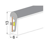 Side Bend Led Neon Flex Tube Light With 6000k 100 Lm Per Watt 12W 13
