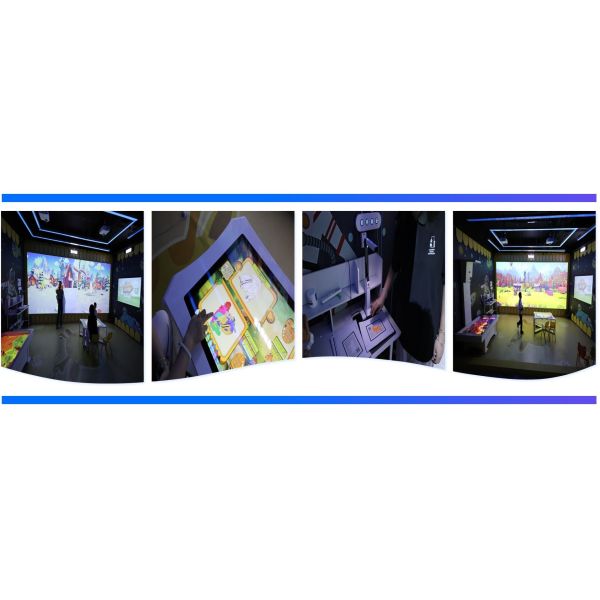 Multi-Touch Surface Digital Projection Interactive Games Display For Hotels