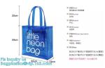 handle colorfull bag pvc zipper bag, Custom PVC Loop Handle Image Printed