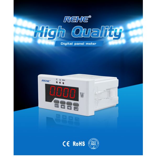 48*96mm Digital LED display single phase att meter ith 9999