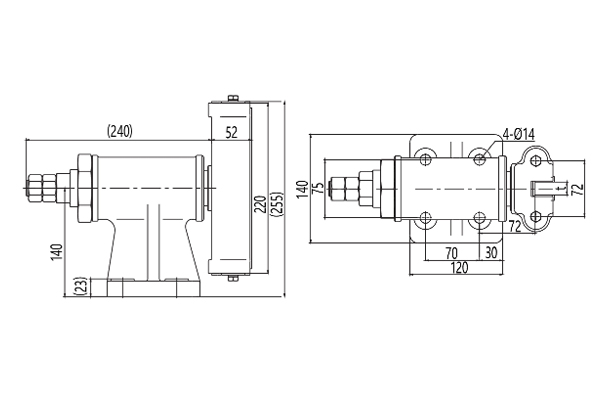 1.75m/S Elevator Sliding Guide Shoe 10mm Width Elevator Components
