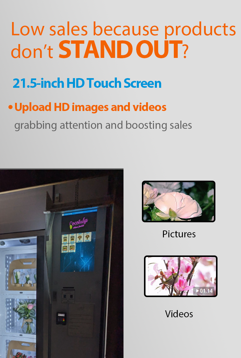 Convenient And High-Tech Locker Vending Machine For Shopping Mall Customizable 40 Lockers