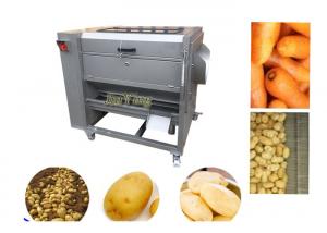 Quality Brush Type Fruit And Vegetable Peeler Machine Sweet Potato Washer Cleaner Machine for sale