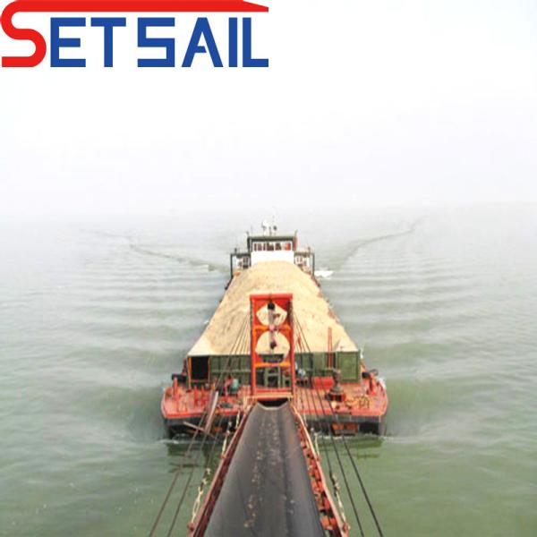 Speed Cummins Main Engine River Sand Transportation Barge for Trailing Hopper