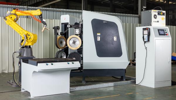 Buy CNC system automatic robot grinding polishing machine for faucet at wholesale prices