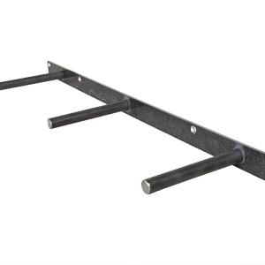 White Heavy Duty Steel Hidden Mantel Hardware for Long Floating Shelf and Mantel Support