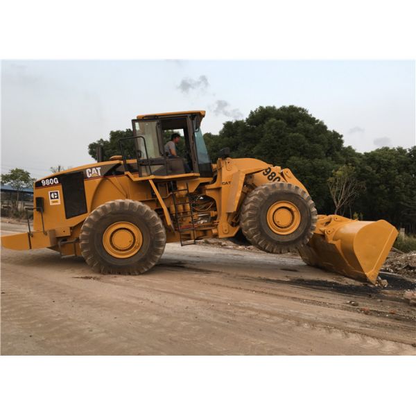 Caterpillar 980G Second Hand Wheel Loaders Front 5.5cbm Bucket Capacity