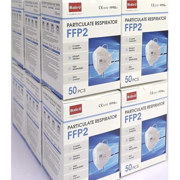 FFP2 Disposable Earloop Face Mask Respirator , Protective Face Mask , In Conformity With EU PPE Regulation
