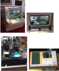 China Stand Alone PCB Depaneling Router With CCD Camera on sale