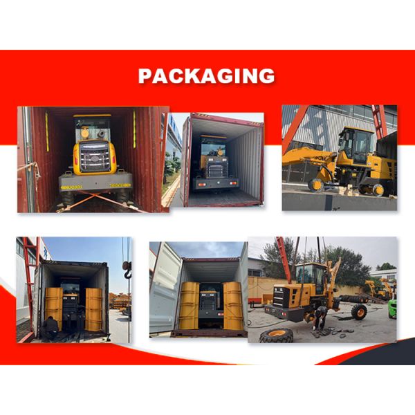 Mini Articulated Wheel Loader Machine 78KW With 490 Four Cylinder Engine