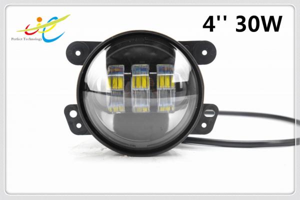 Buy 4Inch 30w  Led Fog Lights Projector Driving Light for 07-16 Jeep Wrangler JK Led Offroad Fog Lamp Front Bumper at wholesale prices