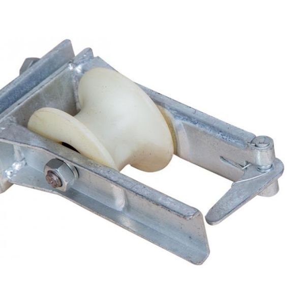 Transmission Line Crossarm Mounted Nylon Wheel Conductor Stringing Blocks