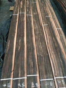 Quality Quarter wood veneer Door Skin Makassar Ebony wood veneer for sale