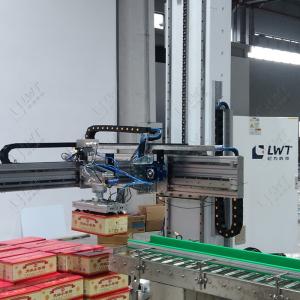 Quality Automatic Case Palletizer Machine Automated Palletizer Systems With Servo for sale