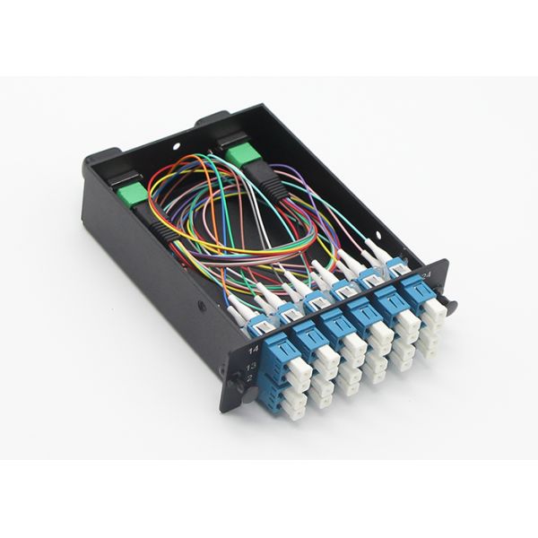 MTP Cassette 1.2mm Thickness Fiber Optic Cassette Rack Mount Cassette For Connections