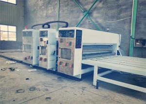 Quality 1400*2600mm Flexo Printer Slotter Machine Chain Feeding Corrugated Box Making for sale