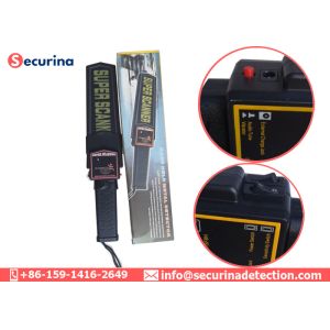 Vibration Alarm Handheld Airport Scanner , Handheld Airport Scanner