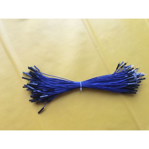 DIY Breadboard Male To Female Jumper Wires With Seven Different Colors