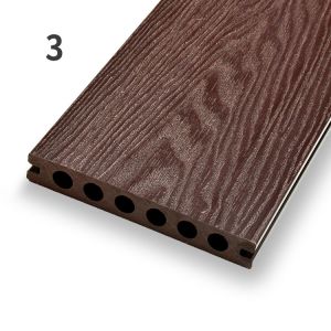 Safety 3D Composite Decking Fire Resistant Composite Backyard Deck Board