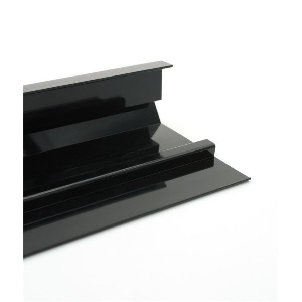 Black Custom Square PVC Profile Strip For Transportation Plastic Profiles Customized