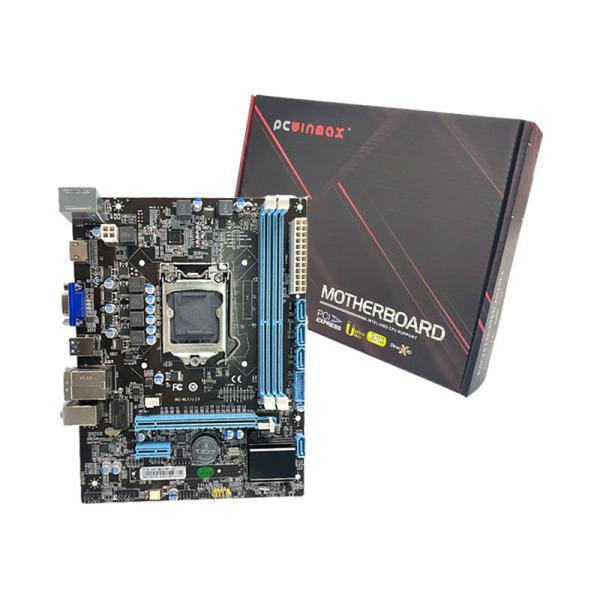 Buy PCWINMAX H61 Intel PC Motherboard Socket LGA1155 DDR4 DDR3 at wholesale prices