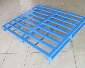 China Customized Painting Steel Pallet Warehouse Equipments, Standard Pallet Size For Storage on sale