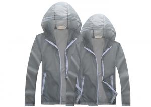 Quality Polyester Quick Dry Outdoor Sun Protective Clothing , Anti - UV Sportswear Jacket for sale