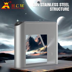 HCW IP67 Office Security Manual Turnstile Gate Bidirectional Low Noise