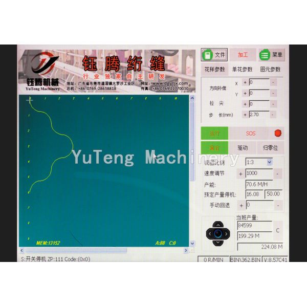 Industial Ultra High Speed Computerized Multi Needle Quilting Machine For Making Garment Hometextile