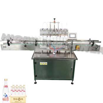 50ml 100ml mini liquor glass bottles filling capping machine labeling machine