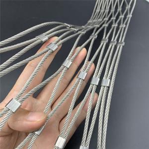 3x3 M Silver 304 316 Anti Rust Bird Netting Bird Mesh For Protecting Zoo Enclosure
