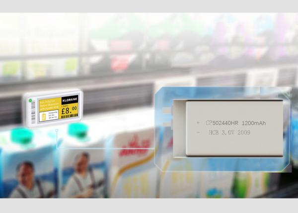 Buy 3.0V 1200mAh Li Mno2 Pouch Cell For Electronic Shelf Label ESL at wholesale prices